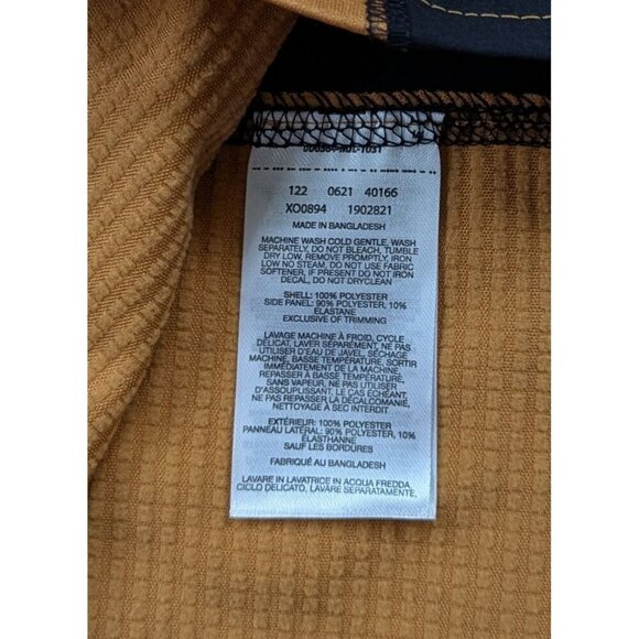 Columbia Men's Triple Canyon Half Zip Pullover In Gold/Black Size Small - Picture 9 of 9